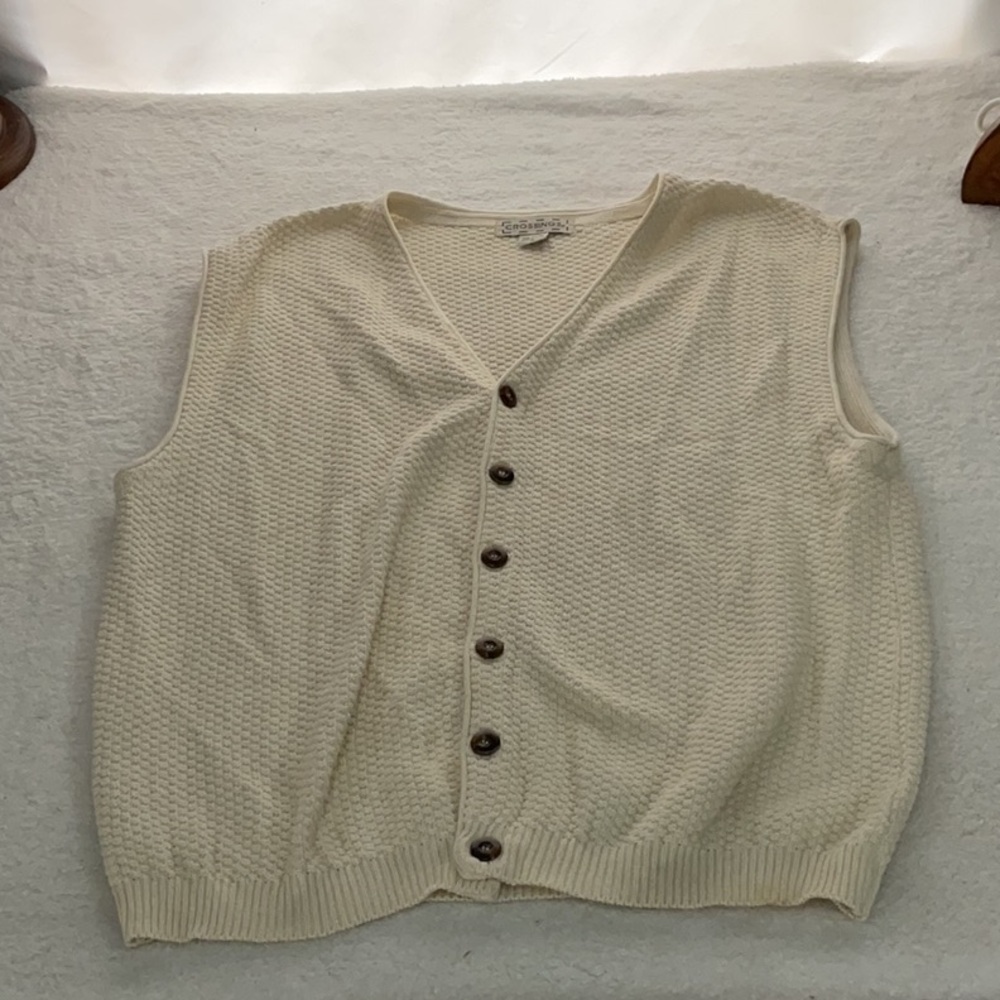 Mens Vintage CROSSING SWEATER V3ST - Picture 3 of 4